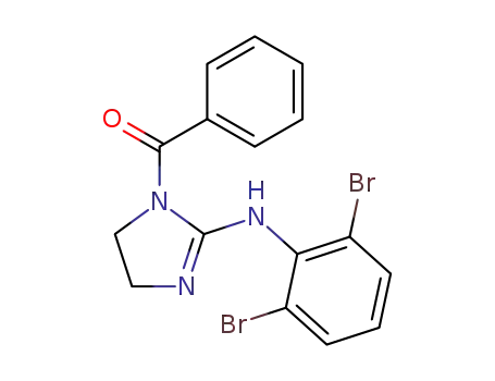 Molecular Structure of 57647-86-6 (1-benzoyl-2-(2,6-dibromo-anilino)-4,5-dihydro-1<i>H</i>-imidazole)