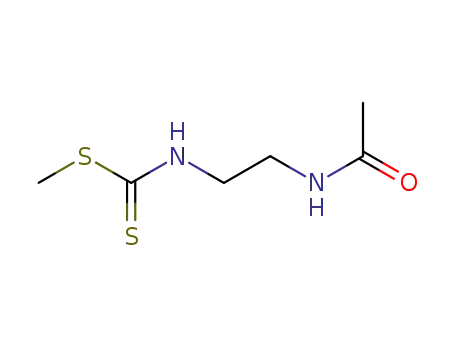 Molecular Structure of 63612-41-9 (Carbamodithioic acid, [2-(acetylamino)ethyl]-, methyl ester)