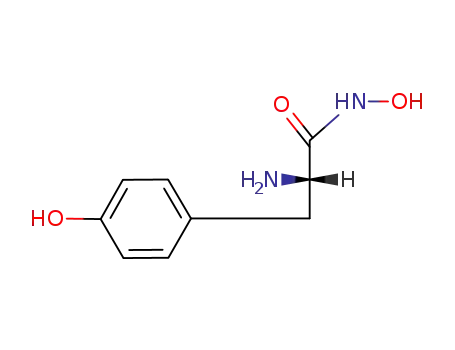 Molecular Structure of 4985-42-6 (AMINO ACID HYDROXAMATES L-TYROSINE HYDROXAMATE)