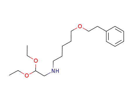 Molecular Structure of 925243-63-6 (1-Pentanamine, N-(2,2-diethoxyethyl)-5-(2-phenylethoxy)-)