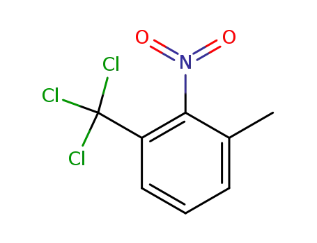 Molecular Structure of 99318-66-8 (3-Methyl-2-nitrobenzotrichloride)