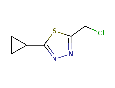 1,3,4-Thiadiazole,2-(chloromethyl)-5-cyclopropyl-