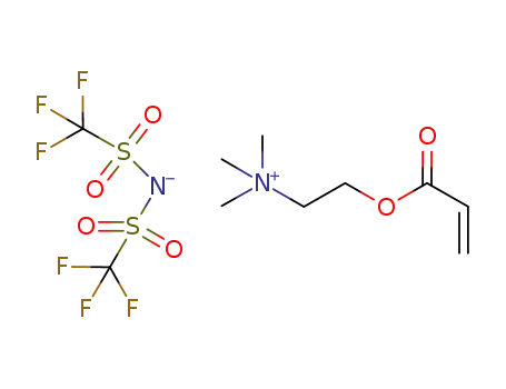 Molecular Structure of 827027-31-6 ([2-(acryloyloxy)ethyl]trimethylammonium bis-(trifluoromethane)sulfonimide)
