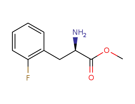 Molecular Structure of 780732-16-3 (D-Phenylalanine, 2-fluoro-, methyl ester)