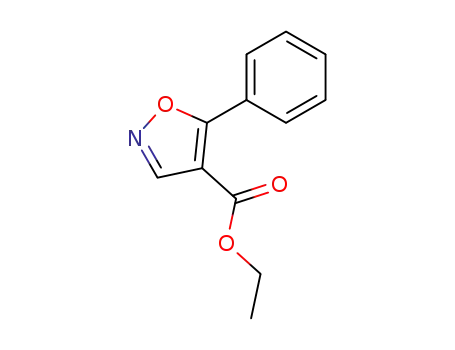 Molecular Structure of 50784-69-5 (ETHYL-5-PHENYL-ISOXAZOLE-4-CARBOXYLATE)