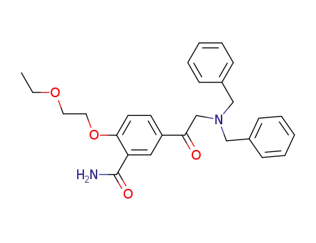 Molecular Structure of 54645-76-0 (5-(N,N-dibenzylglycyl)-2-(2-ethoxyethoxy)benzamide)