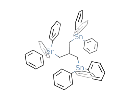 Molecular Structure of 87549-81-3 (Stannane, [2-[(triphenylstannyl)methyl]-1,3-propanediyl]bis[triphenyl-)