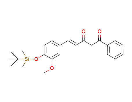 (E)-5-(4-tert-butyldimethylsilyloxy-3-methoxyphenyl)-1-phenylpent-4-ene-1,3-dione
