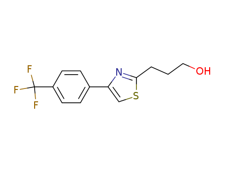 3-(4-(4-(trifluoromethyl)phenyl)thiazol-2-yl)propan-1-ol