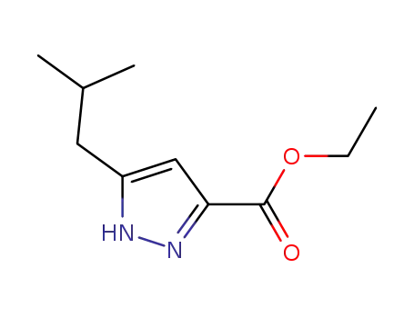 3-(2-메틸프로필)-1H-피라졸-5-카르복실산 에틸 에스테르
