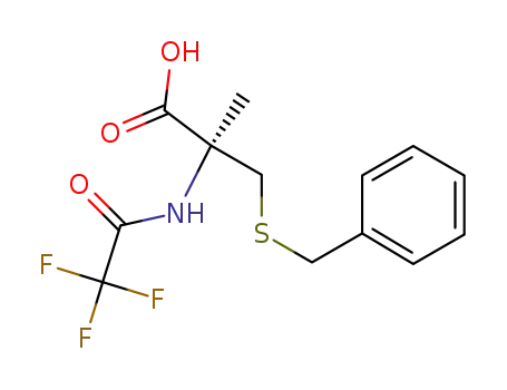 (S)-3-benzylsulfanyl-2-methyl-2-(2,2,2-trifluoro-acetylamino)-propionic acid