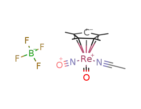 [(η-C5Me5)Re(NO)(CO)(NCCH3)]+BF4-