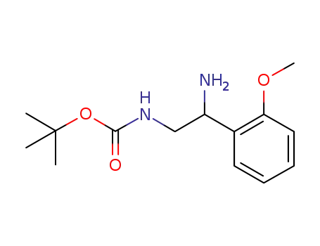 Tert-butyl 2-amino-2-(2-methoxyphenyl)ethylcarbamate