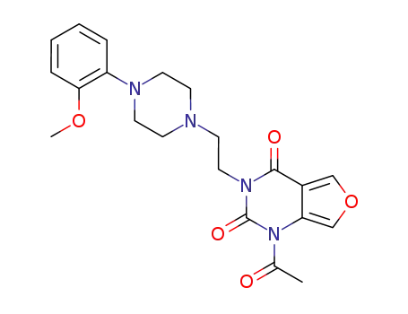 Furo[3,4-d]pyrimidine-2,4(1H,3H)-dione,
1-acetyl-3-[2-[4-(2-methoxyphenyl)-1-piperazinyl]ethyl]-