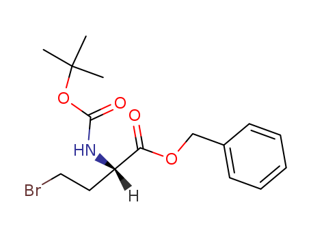 Butanoic acid, 4-bromo-2-[[(1,1-dimethylethoxy)carbonyl]amino]-,
phenylmethyl ester, (2S)-