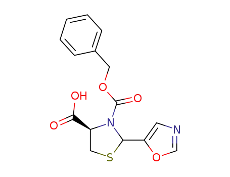 (R)-2-oxazol-5-yl-thiazolidine-3,4-dicarboxylic acid 3-benzyl ester