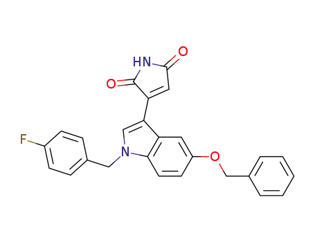 3-(N-(4-fluorobenzyl)-5-benzyloxyindol-3-yl)-1H-pyrrole-2,5-dione
