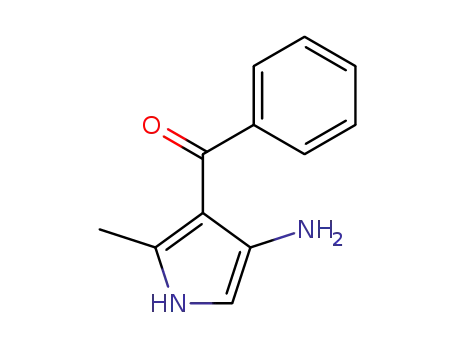 Molecular Structure of 57436-07-4 (Methanone, (4-amino-2-methyl-1H-pyrrol-3-yl)phenyl-)