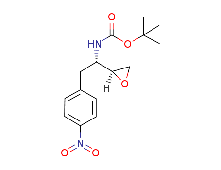 tert-butyl N-[(1S)-2-(4-nitrophenyl)-1-[(2S)-oxiran-2-yl]ethyl]carbamate