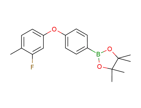 Molecular Structure of 1029438-33-2 (C<sub>19</sub>H<sub>22</sub>BFO<sub>3</sub>)