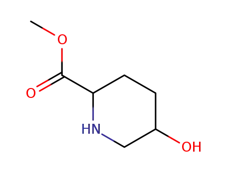 2-Piperidinecarboxylicacid,5-hydroxy-,methylester,cis-(9CI)