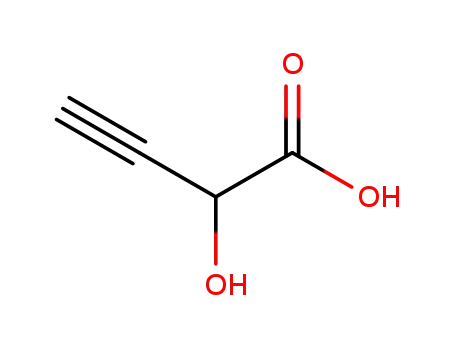 Molecular Structure of 38628-65-8 (2-HYDROXY-3-BUTYNOIC ACID)