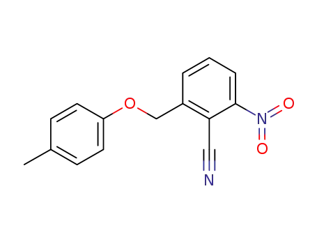 Benzonitrile, 2-[(4-methylphenoxy)methyl]-6-nitro-