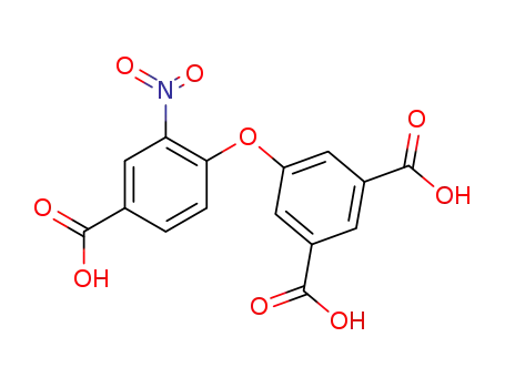 Molecular Structure of 143193-46-8 (5-(4-CARBOXY-2-NITROPHENOXY)ISOPHTHALIC ACID)