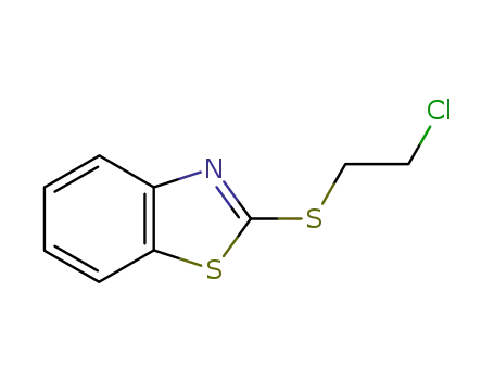 Molecular Structure of 60372-29-4 (Benzothiazole, 2-[(2-chloroethyl)thio]-)