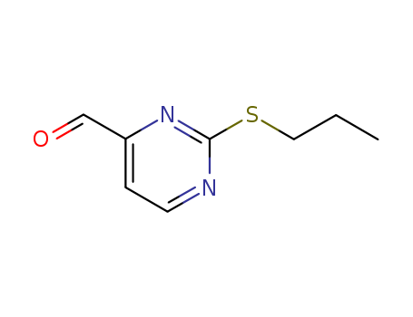 2-PROPYLSULFANYL-PYRIMIDINE-4-CARBALDEHYDE