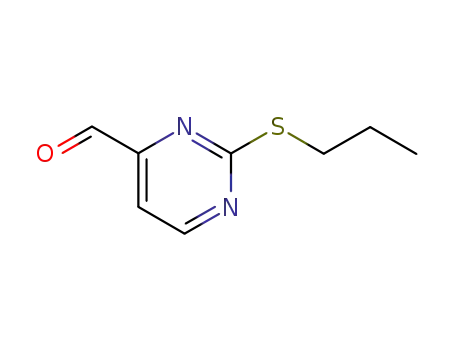 2-Propylsulfanyl-pyrimidine-4-carbaldehyde