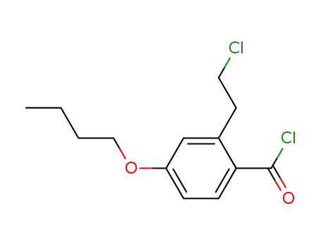 4-부톡시-2-(2-클로로에틸)벤조일클로라이드