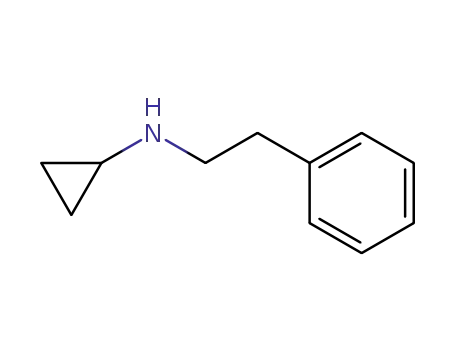 Molecular Structure of 6254-90-6 (Benzeneethanamine, N-cyclopropyl-)