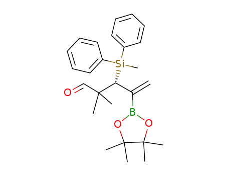 (R)-4,4-dimethyl-3-(diphenylmethylsilyl)-2-(4,4,5,5-tetramethyl-1,3,2-dioxaborolan-2-yl)-1-penten-5-al