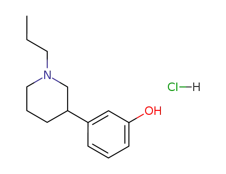3-(1-propylpiperidin-3-yl)phenol hydrochloride (1:1)