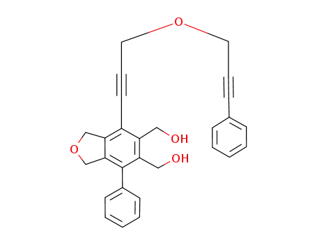 {4-phenyl-7-[3-(3-phenylprop-2-ynyloxy)prop-1-ynyl]-1,3-dihydroxyisobenzofuran-5,6-diyl}dimethanol
