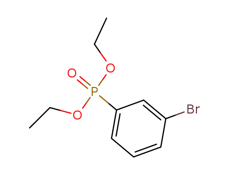 Molecular Structure of 35125-65-6 (Diethyl 3-bromophenyl phosphonate, 98 %)