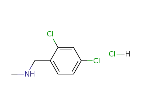 Molecular Structure of 90389-07-4 ((2,4-DICHLOROBENZYL)METHYLAMINE HYDROCHLORIDE)
