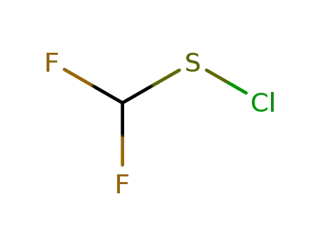 Molecular Structure of 58932-27-7 (Difluoromethylsulfenylchloride)