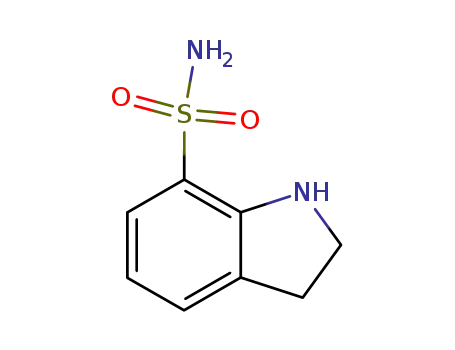 Molecular Structure of 111048-65-8 (1H-Indole-7-sulfonamide,2,3-dihydro-(9CI))