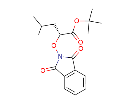 Pentanoic acid,2-[(1,3-dihydro-1,3-dioxo-2H-isoindol-2-yl)oxy]-4-methyl-, 1,1-dimethylethylester, (2R)-