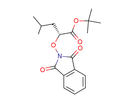 Pentanoic acid, 2-[(1,3-dihydro-1,3-dioxo-2H-isoindol-2-yl)oxy]-4-methyl-, 1,1-dimethylethyl ester, (2R)-