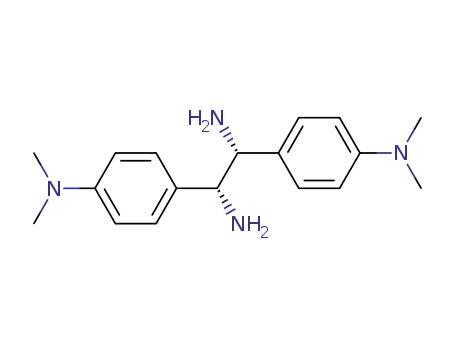 Molecular Structure of 866267-84-7 (1,2-Ethanediamine, 1,2-bis[4-(dimethylamino)phenyl]-, (1R,2R)-)
