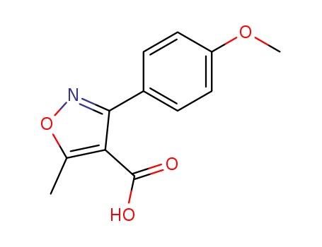 3-(4-METHOXYPHENYL)-5-METHYL-4-ISOXAZOLECARBOXYLIC ACID