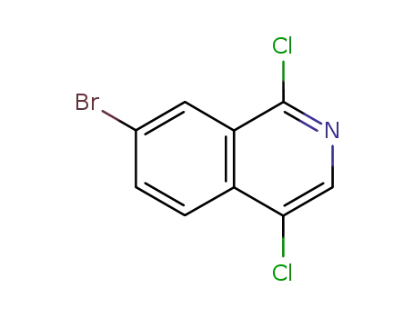 Molecular Structure of 223671-13-4 (7-bromo-1,4-dichloroisoquinoline)