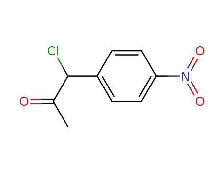 Molecular Structure of 23022-79-9 (2-Propanone, 1-chloro-1-(4-nitrophenyl)-)