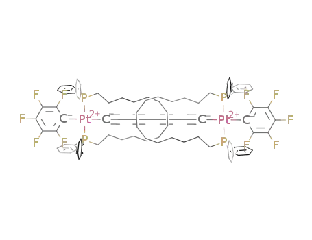 trans,trans-(C<sub>6</sub>F<sub>5</sub>)(Ph<sub>2</sub>P)2(CH<sub>2</sub>)14Pt(C<sub>2</sub>)4Pt(CH<sub>2</sub>)14(Ph<sub>2</sub>P)2(C<sub>6</sub>F<sub>5</sub>)