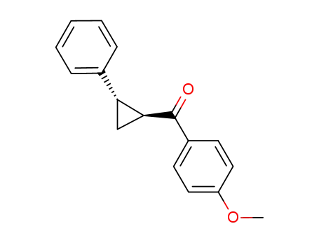 Molecular Structure of 959936-90-4 ((4-methoxyphenyl)[(1S,2S)-2-phenylcyclopropyl]methanone)