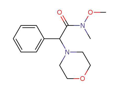 N-methoxy-N-methyl-2-morpholin-4-yl-2-phenylacetamide