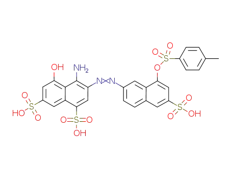 C<sub>27</sub>H<sub>21</sub>N<sub>3</sub>O<sub>13</sub>S<sub>4</sub>